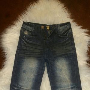 Blue cult denim boys distressed jean
